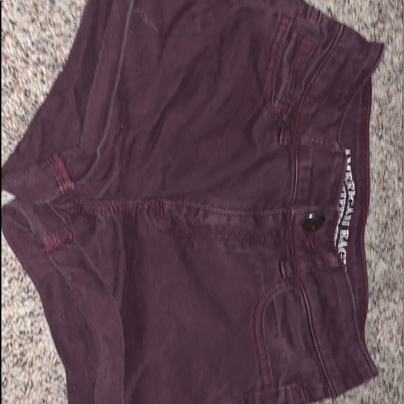 American Eagle Maroon Shorts
